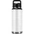 White Grid YETI Rambler 36oz Bottle Skin