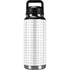 White Grid YETI Rambler 36oz Bottle Skin