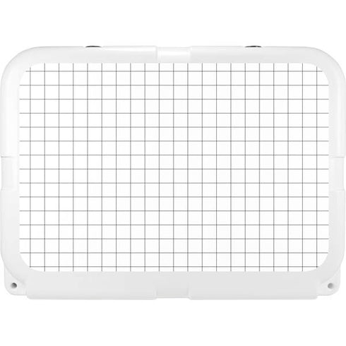 White Grid YETI Tundra 35 Hard Cooler Skin