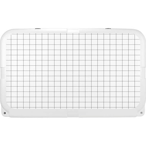White Grid YETI Tundra 45 Hard Cooler Skin