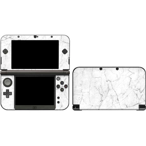 White Marble 3DS XL 2015 Skin
