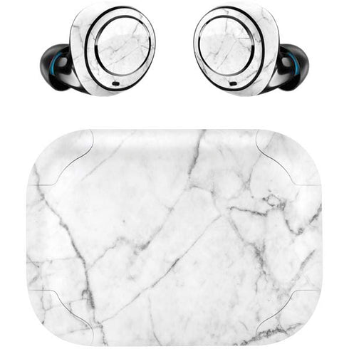 White Marble Amazon Echo Buds Skin