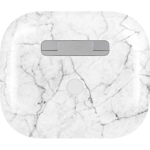 White Marble Apple AirPods (3rd Gen 2021) Skin