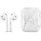 White Marble Apple AirPods Skin