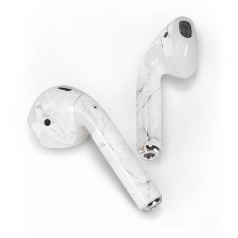 White Marble Apple AirPods Skin