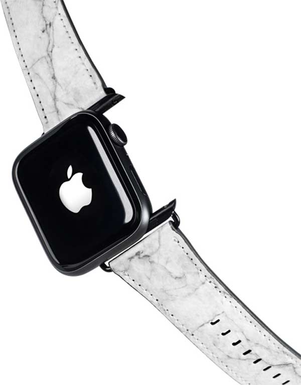 NEW White marble Apple Watch Band Marble Apple Watch Strap | Watch Bands | Coconut Lane main image 4