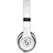 White Marble Beats Solo 2 Wired Skin