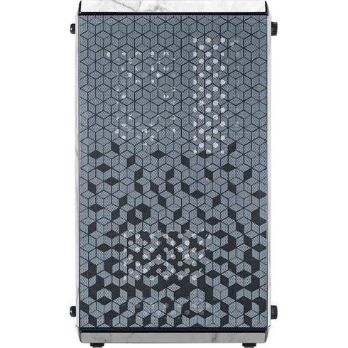 White Marble Cooler Master MasterBox Q300L Mini Tower Skin