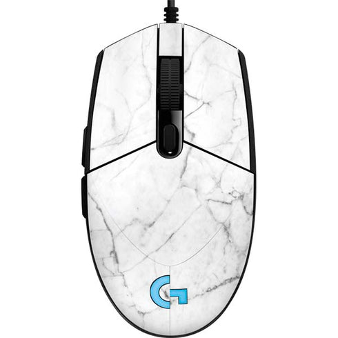 White Marble G203 Prodigy RGB Wired Gaming Mouse Skin