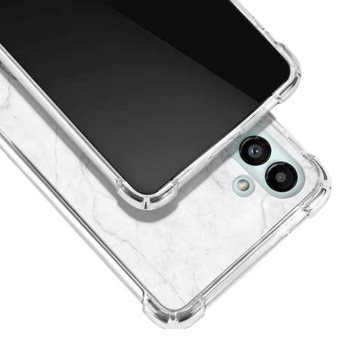 White Marble Galaxy A13 5G Clear Case
