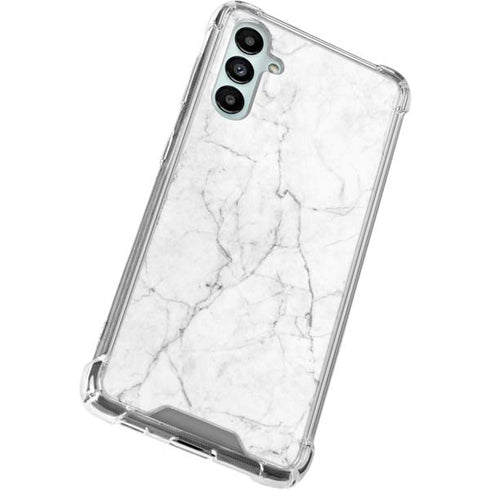 White Marble Galaxy A14 5G Clear Case