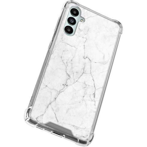 White Marble Galaxy A15 5G Clear Case