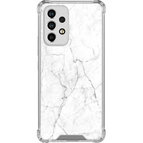 White Marble Galaxy A33 5G Clear Case