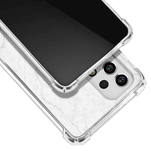 White Marble Galaxy A33 5G Clear Case