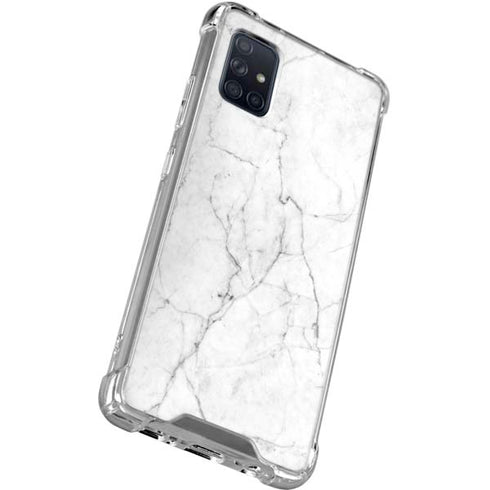 White Marble Galaxy A51 5G Clear Case
