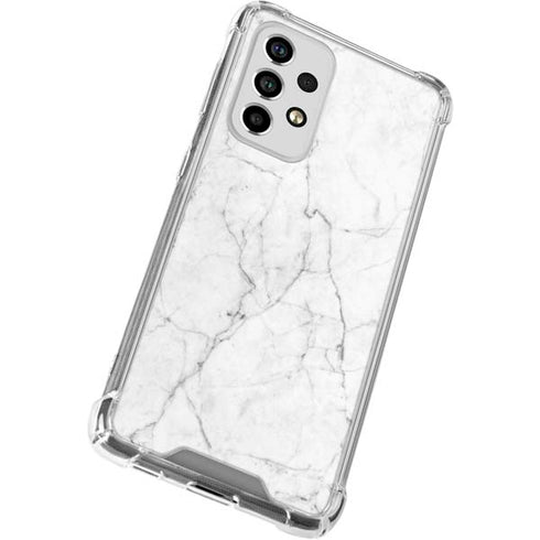 White Marble Galaxy A53 5G Clear Case