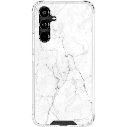 White Marble Galaxy A54 5G Clear Case