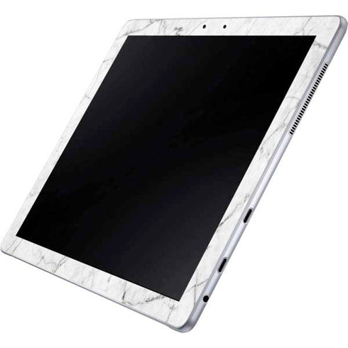 White Marble Galaxy Book 12in Skin
