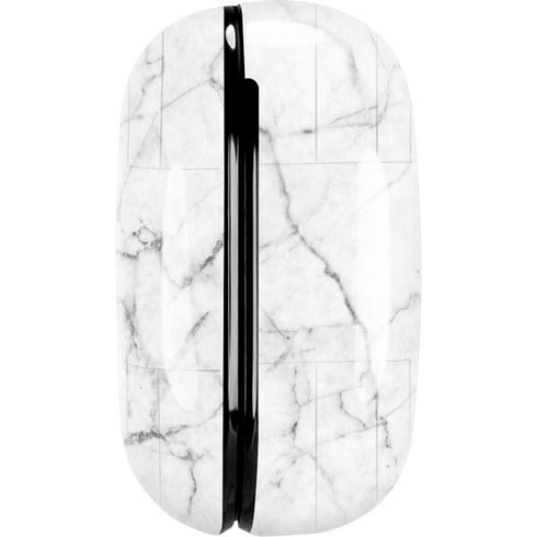 White Marble Galaxy Buds Live Skin