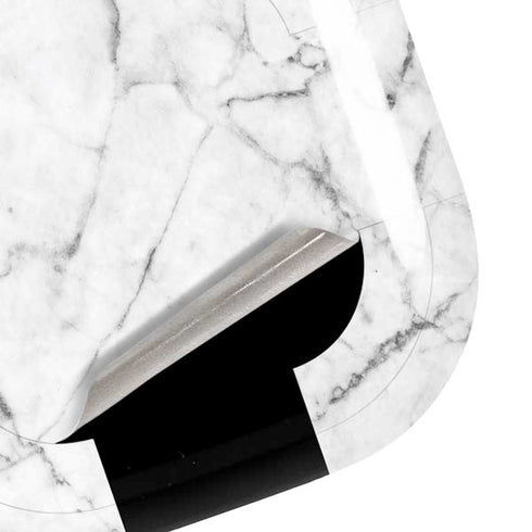 White Marble Galaxy Buds Live Skin