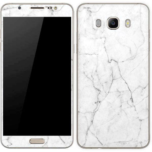 White Marble Galaxy J7 Skin
