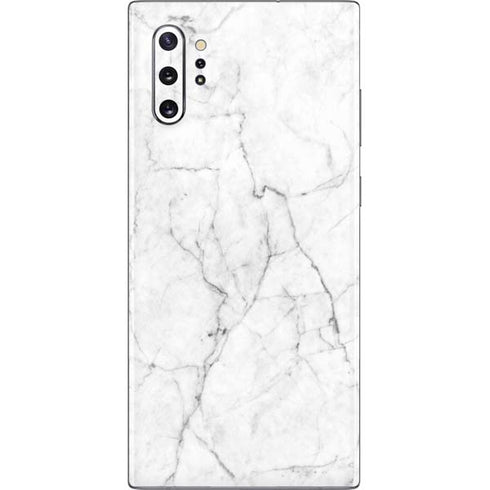 White Marble Galaxy Note 10 Plus Skin