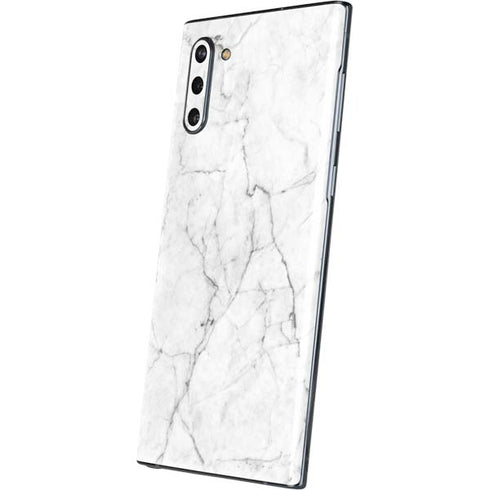 White Marble Galaxy Note 10 Skin