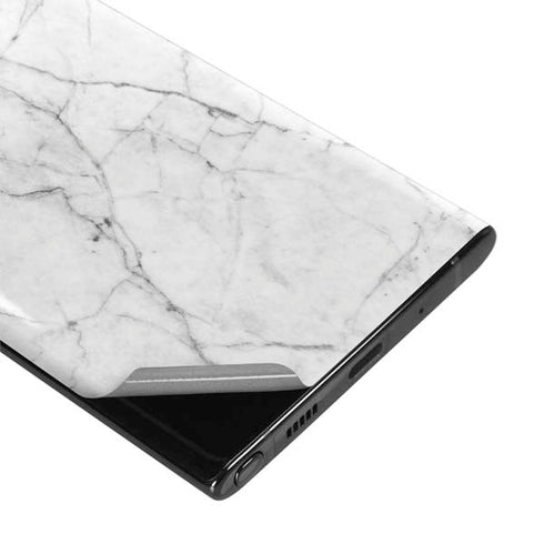 White Marble Galaxy Note 10 Skin