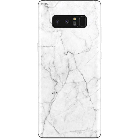 White Marble Galaxy Note 8 Skin