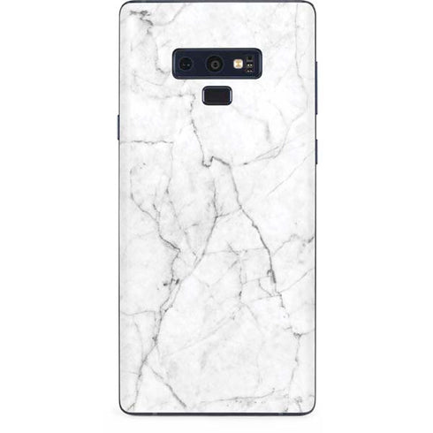 White Marble Galaxy Note 9 Skin