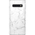 White Marble Galaxy S10 Skin