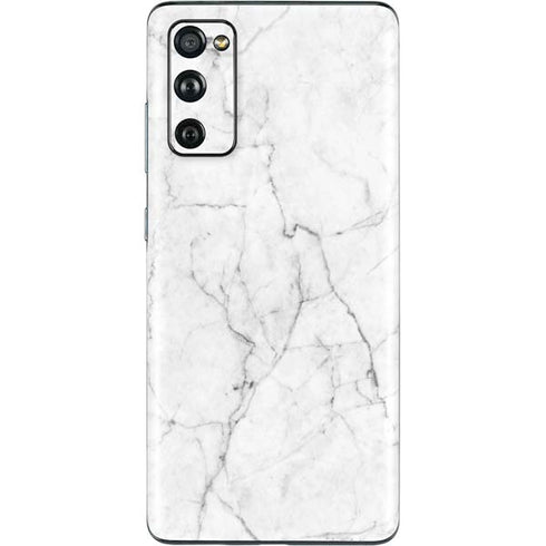 White Marble Galaxy S20 Fan Edition Skin