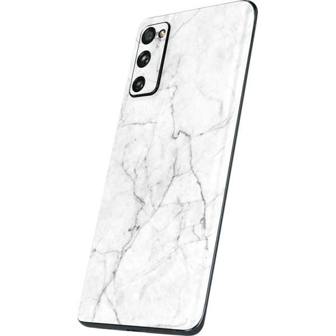White Marble Galaxy S20 Fan Edition Skin