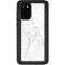 White Marble Galaxy S20 Plus Waterproof Case