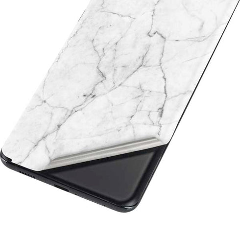 White Marble Galaxy S21 5G Skin