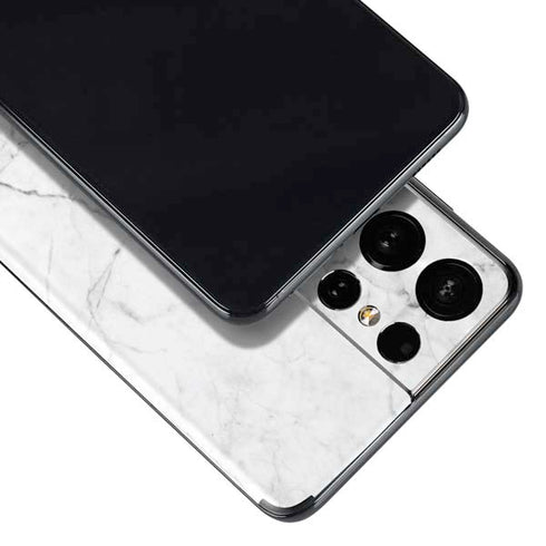 White Marble Galaxy S21 Ultra 5G Skin