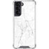 White Marble Galaxy S22 Clear Case