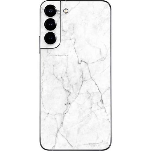 White Marble Galaxy S22 Plus Skin