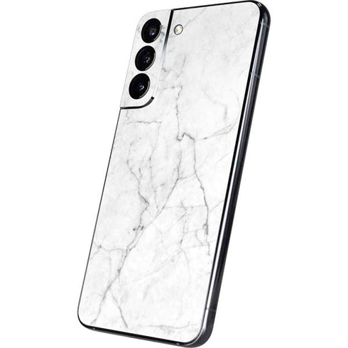 White Marble Galaxy S22 Plus Skin