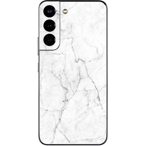 White Marble Galaxy S22 Skin