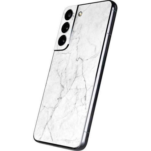 White Marble Galaxy S22 Skin