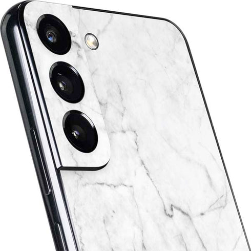 White Marble Galaxy S22 Skin