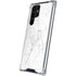 White Marble Galaxy S22 Ultra Clear Case