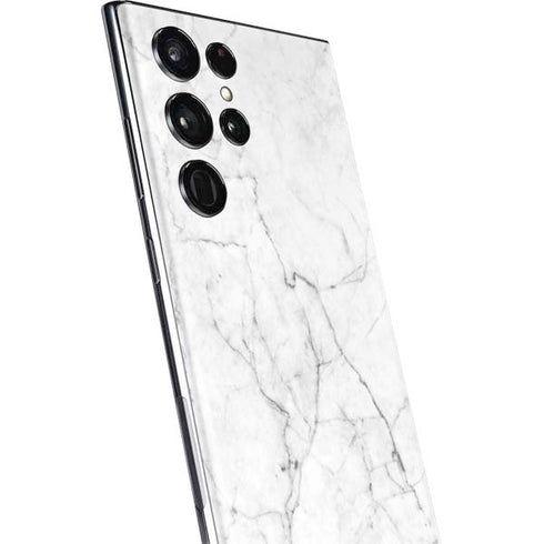 White Marble Galaxy S22 Ultra Skin