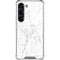 White Marble Galaxy S23 Clear Case