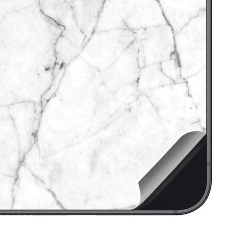 White Marble Galaxy S23 FE Skin
