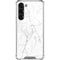 White Marble Galaxy S23 Plus Clear Case