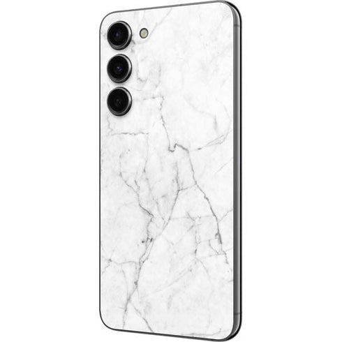 White Marble Galaxy S23 Plus Skin