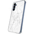 White Marble Galaxy S24 Clear Case