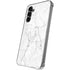 White Marble Galaxy S24 Plus Clear Case
